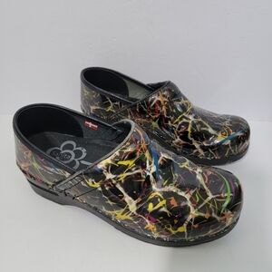 Sanita Multicolored Professional Medical Comfort Clog Size 8.5-9 Nurse Dentist